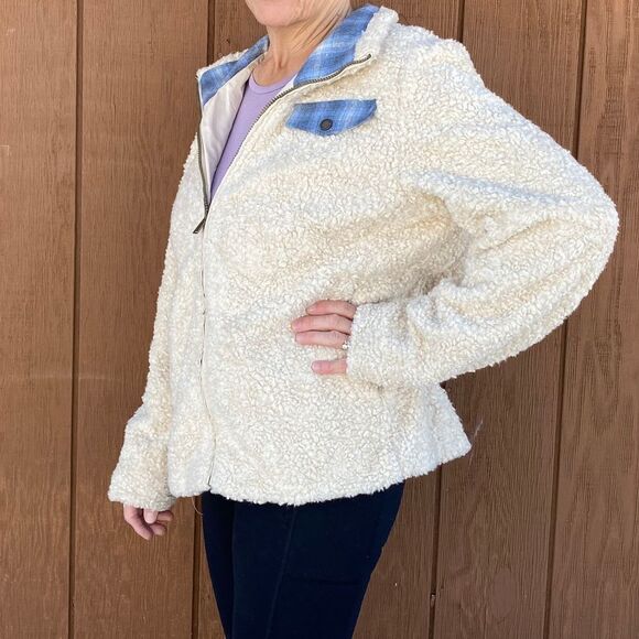 🍄 Pendleton women’s fleece zip-up jacket - Picture 3 of 6
